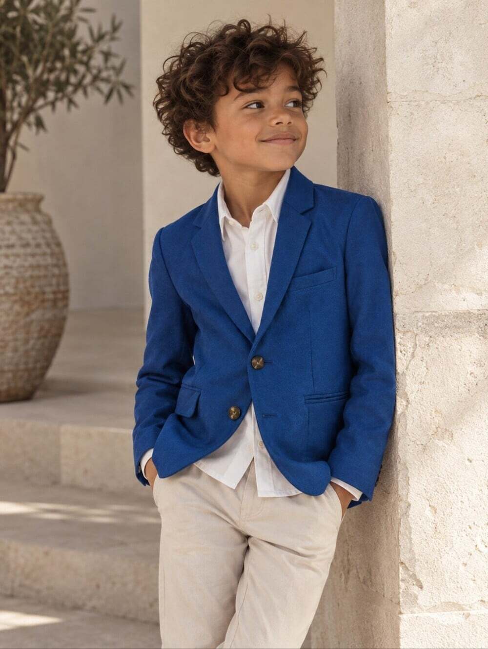 Appaman Boys Blue Blazer Sport Coat Preppy Formal Wedding Size 6